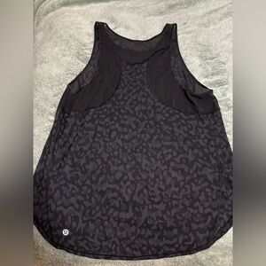 Lululemon cheetah print sculpt tank